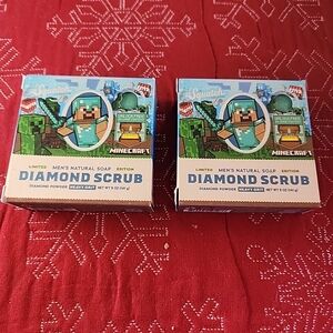 2 X DR. SQUATCH Diamond Scrub Soap Heavy Grit 5 oz LIMITED EDITION